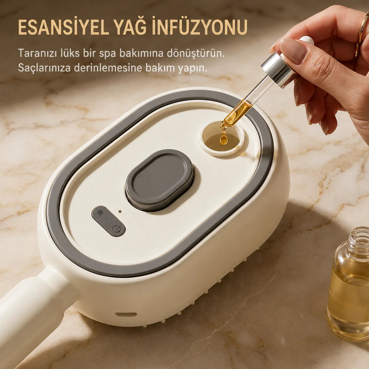 Elektrikli Sprey Hava Yastığı Masaj Tarağı