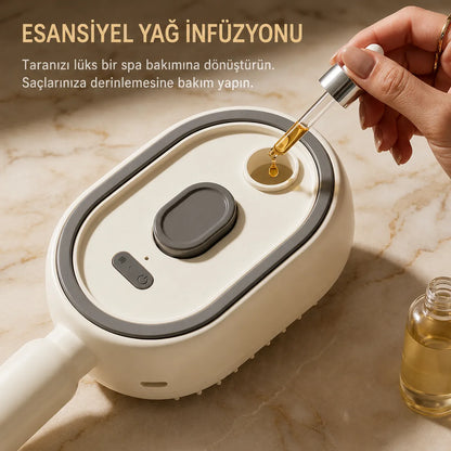 Elektrikli Sprey Hava Yastığı Masaj Tarağı