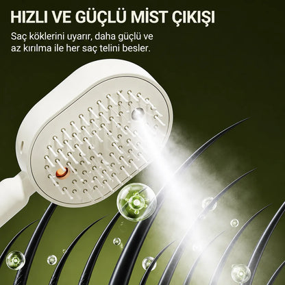 Elektrikli Sprey Hava Yastığı Masaj Tarağı
