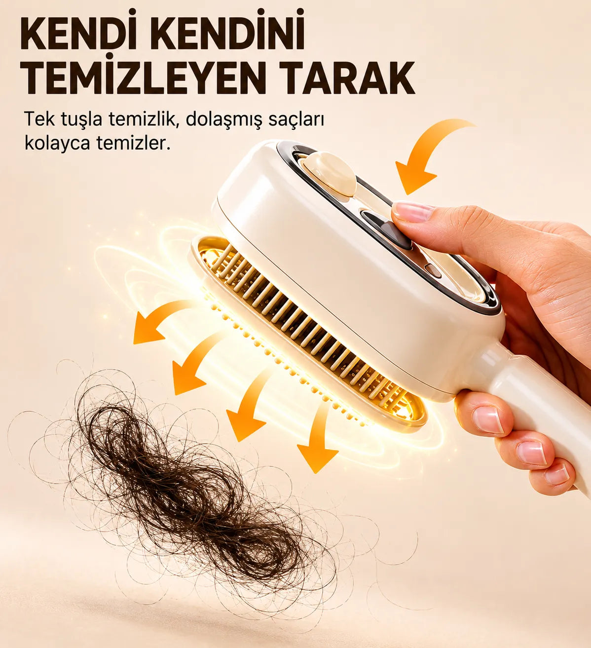 Elektrikli Sprey Hava Yastığı Masaj Tarağı